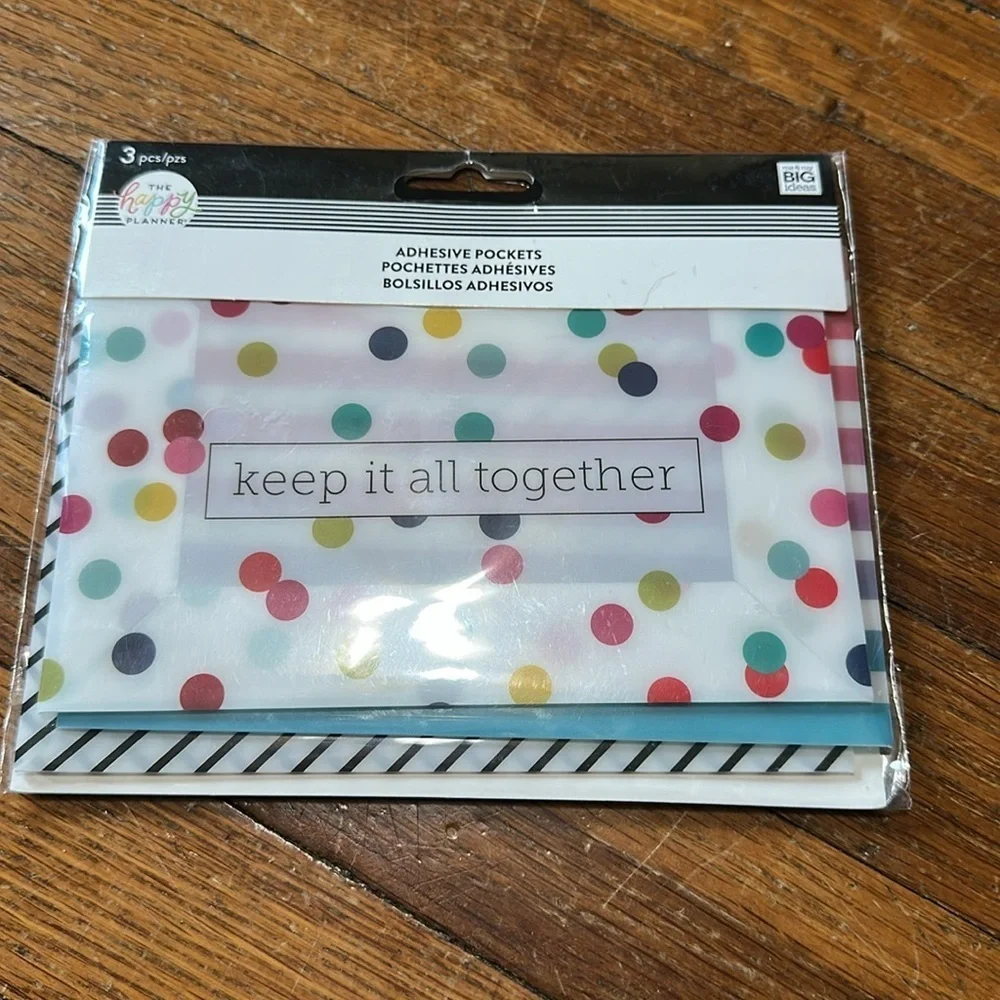 The Happy Planner Lot - Stickers, Accessories and Storage Box